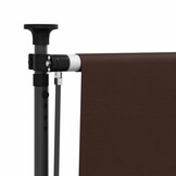 VidaXL Buiten Rolgordijn Bruin 100x270cm - 34% Korting