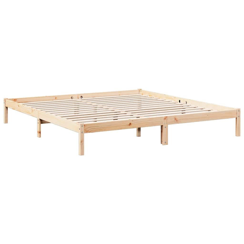 Massief Grenen Houten Bedframe Extra Lang 180x210 cm - 35% Korting