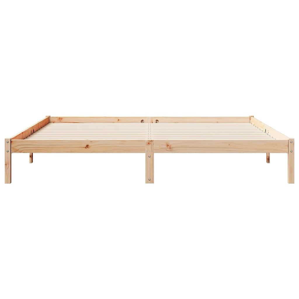 Massief Grenen Houten Bedframe Extra Lang 180x210 cm - 35% Korting