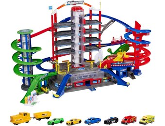 Speelgoedgarage Super City 35% Korting | 128cm Meerkleurig