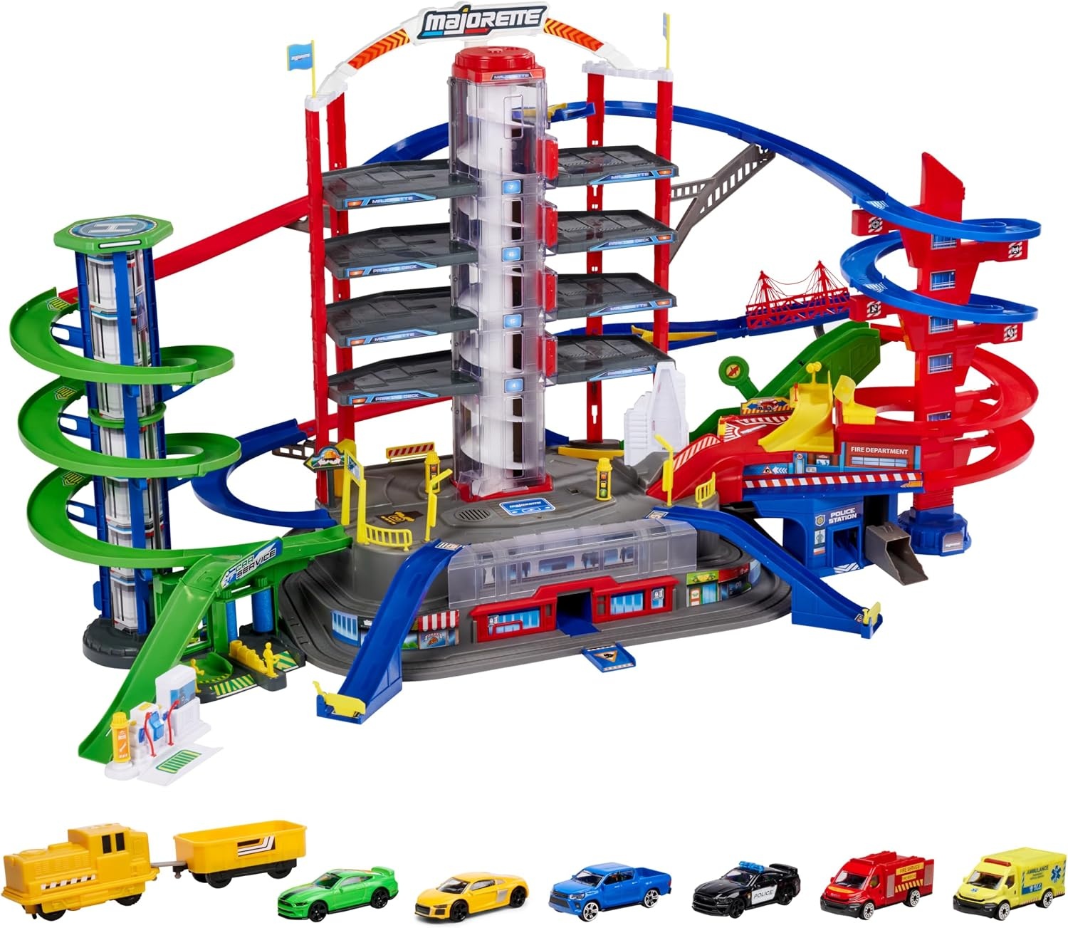 Speelgoedgarage Super City 35% Korting | 128cm Meerkleurig