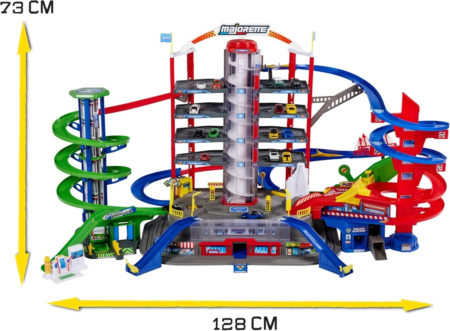 Speelgoedgarage Super City 35% Korting | 128cm Meerkleurig
