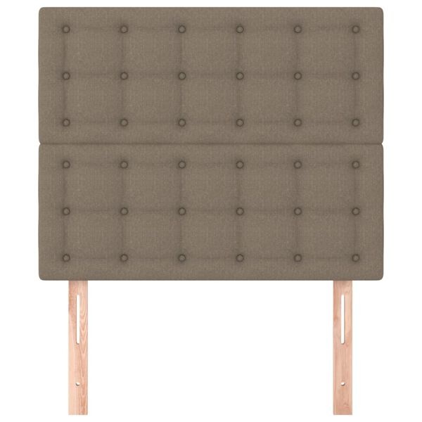 Hoofdbord Taupe Stof Verstelbaar 90x5x118/128 cm - 34% Korting