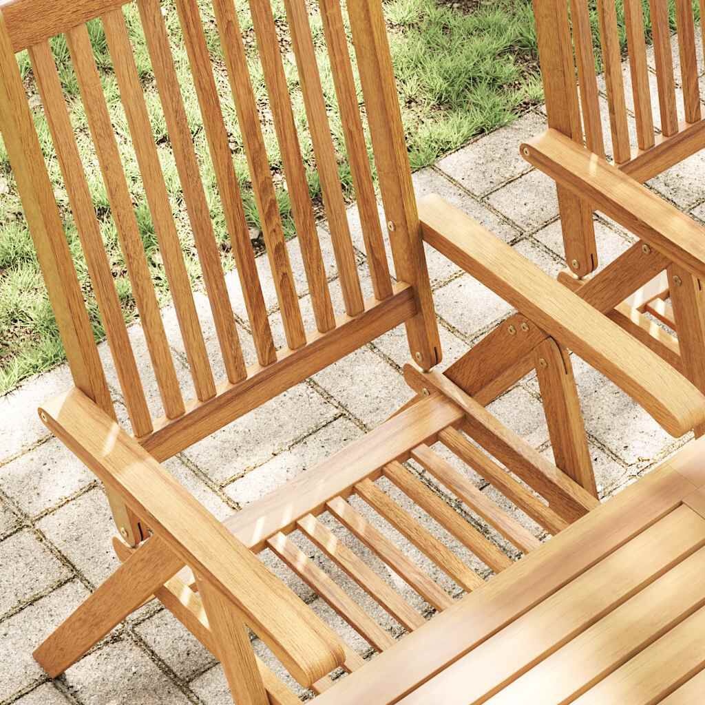 VidaXL Tuinstoelen (2x) Inklapbaar Massief Acaciahout Bruin - 35% Korting