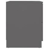 Nachtkastje 40x40x50 cm Bewerkt Hout Grijs - 34% Korting