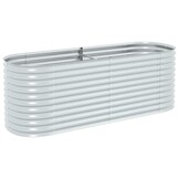 Verhoogde Plantenbak 240x80x81cm Verzinkt Staal - 35% Korting
