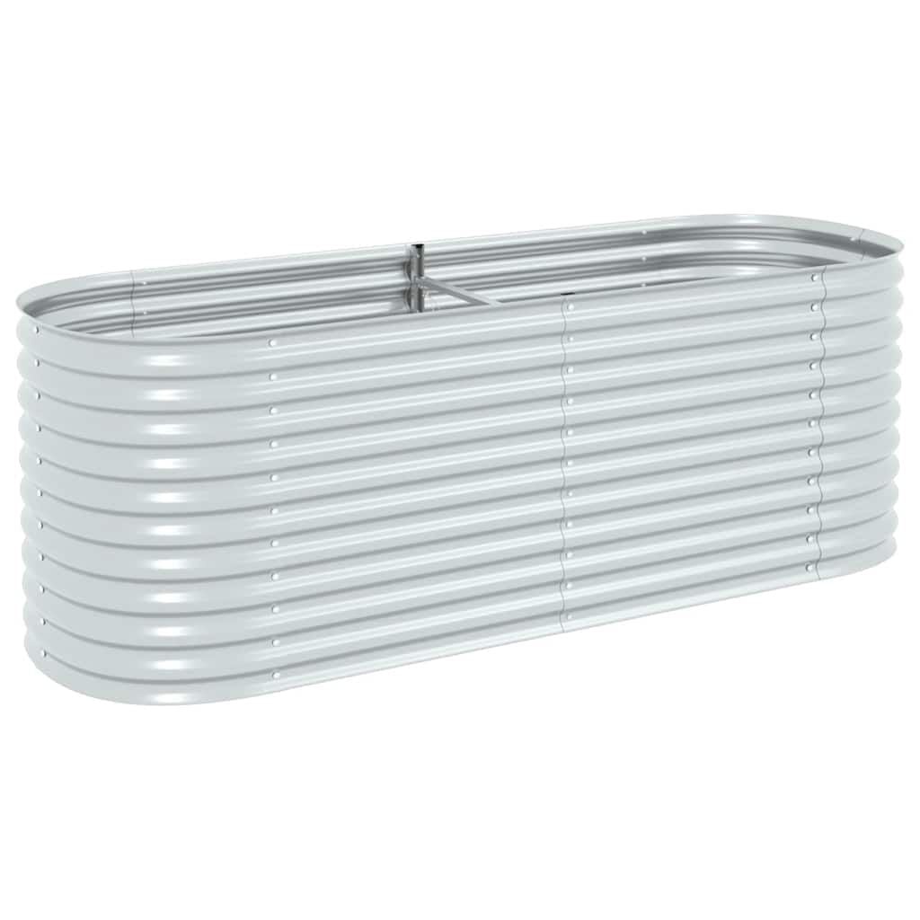 Verhoogde Plantenbak 240x80x81cm Verzinkt Staal - 35% Korting