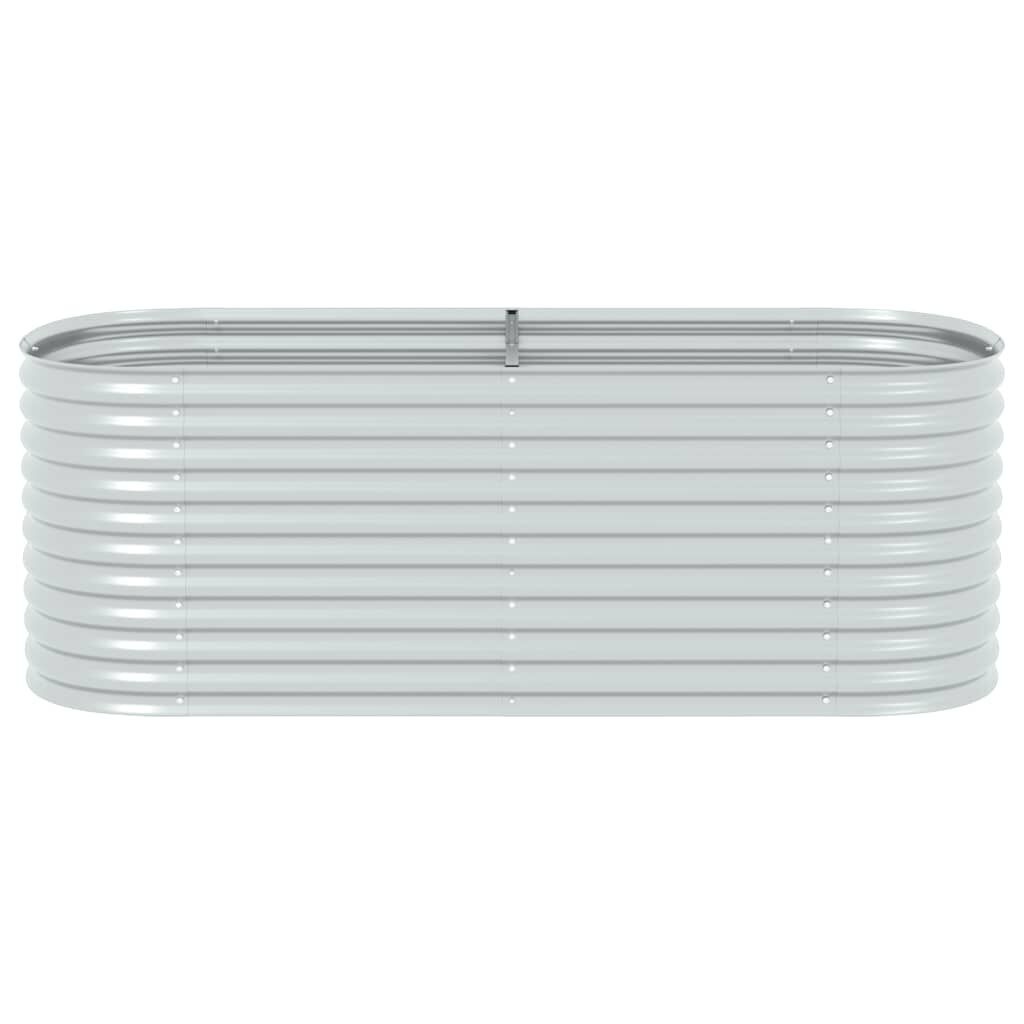 Verhoogde Plantenbak 240x80x81cm Verzinkt Staal - 35% Korting