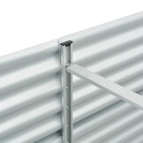 Verhoogde Plantenbak 240x80x81cm Verzinkt Staal - 35% Korting