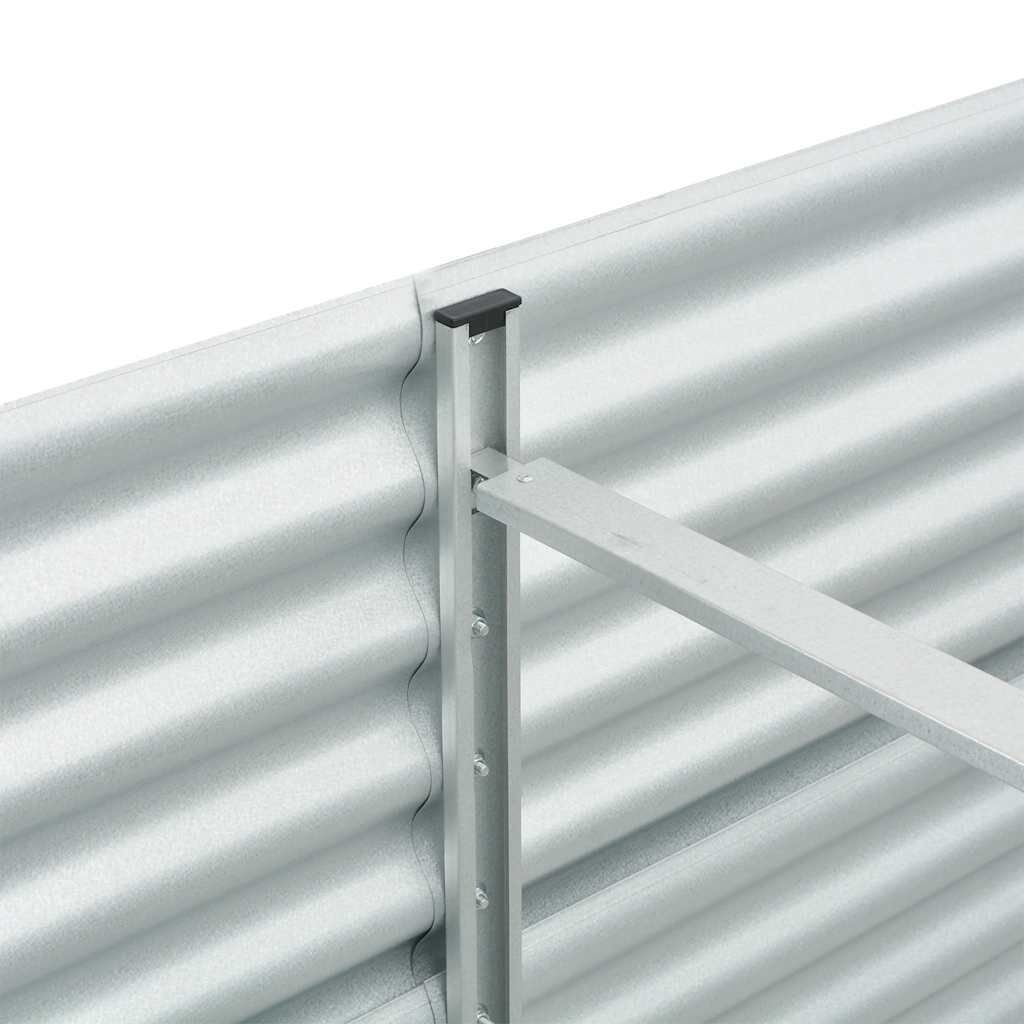 Verhoogde Plantenbak 240x80x81cm Verzinkt Staal - 35% Korting
