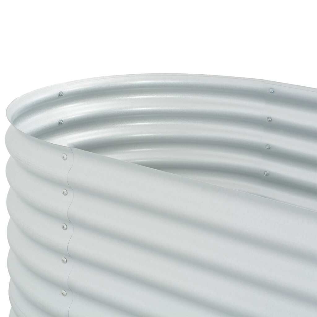 Verhoogde Plantenbak 240x80x81cm Verzinkt Staal - 35% Korting