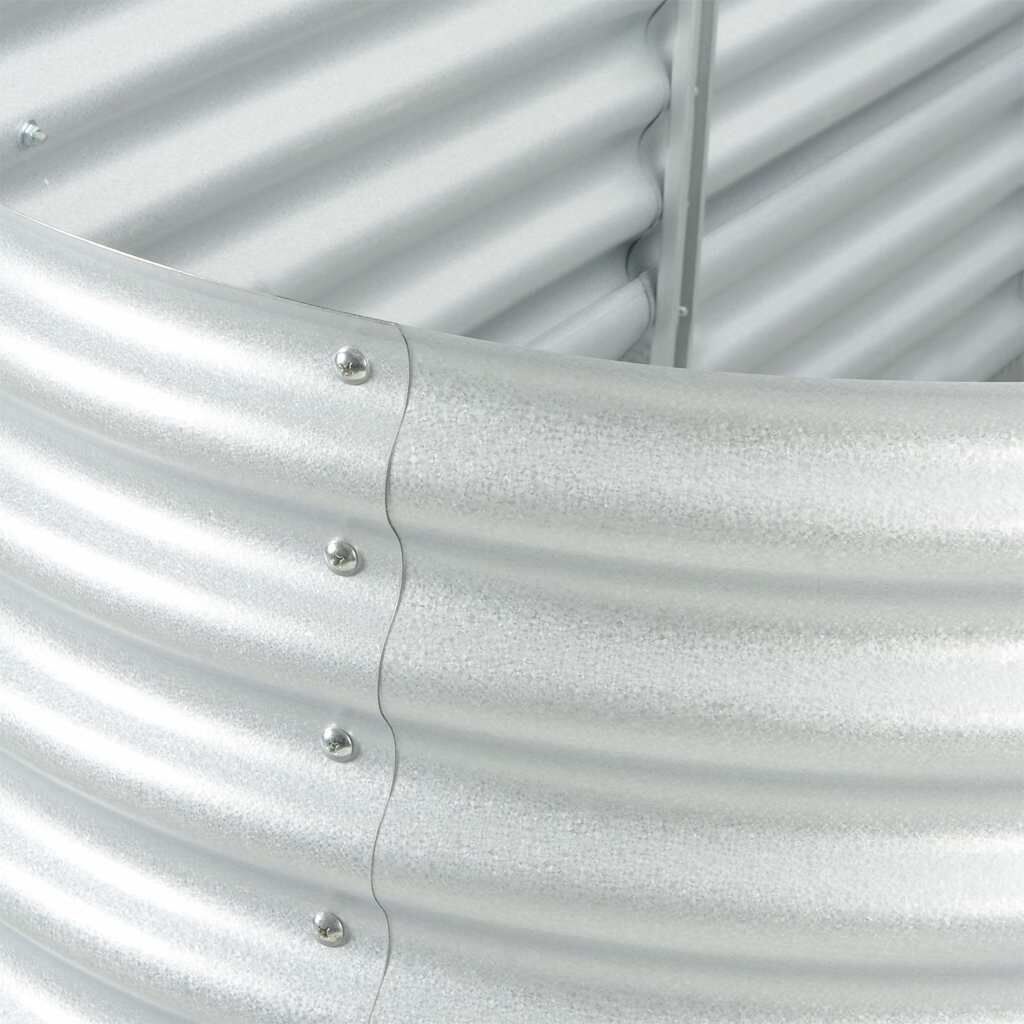 Verhoogde Plantenbak 240x80x81cm Verzinkt Staal - 35% Korting