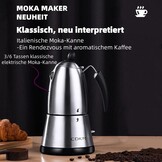 Elektrische Mokka Kan 340 ml - Mat Zilver - 34% Korting