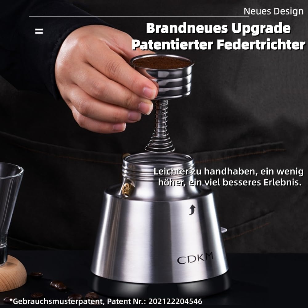 Elektrische Mokka Kan 340 ml - Mat Zilver - 34% Korting