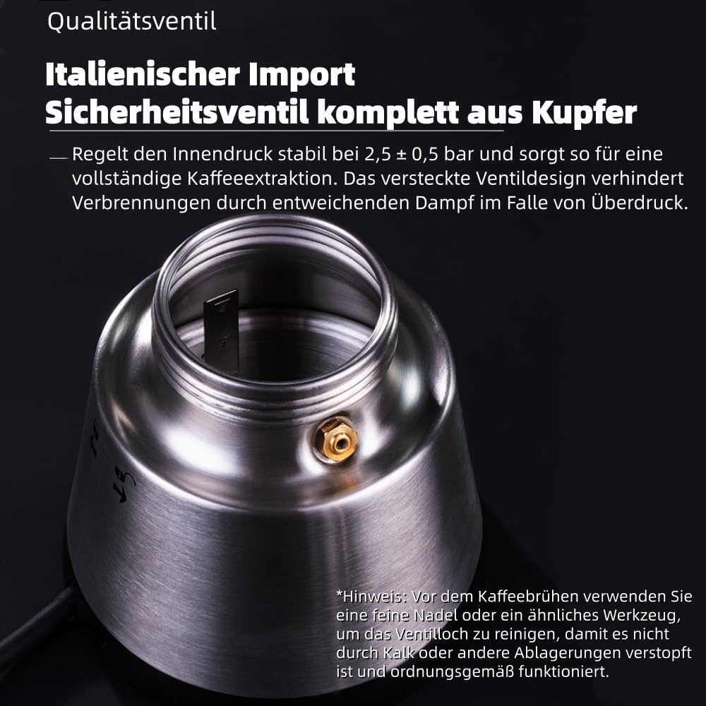 Elektrische Mokka Kan 340 ml - Mat Zilver - 34% Korting