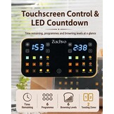 Zilveren RVS Broodrooster voor 4 Sneden met Touchscreen - 34% Korting
