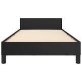 Zwart Bedframe met Hoofdeinde 80x200 cm - 34% Korting