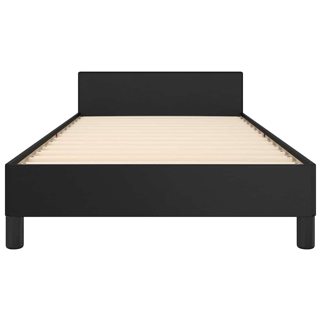 Zwart Bedframe met Hoofdeinde 80x200 cm - 34% Korting