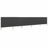 VidaXL Windscherm 5-panelen 600x160 cm Antraciet - 54% Korting