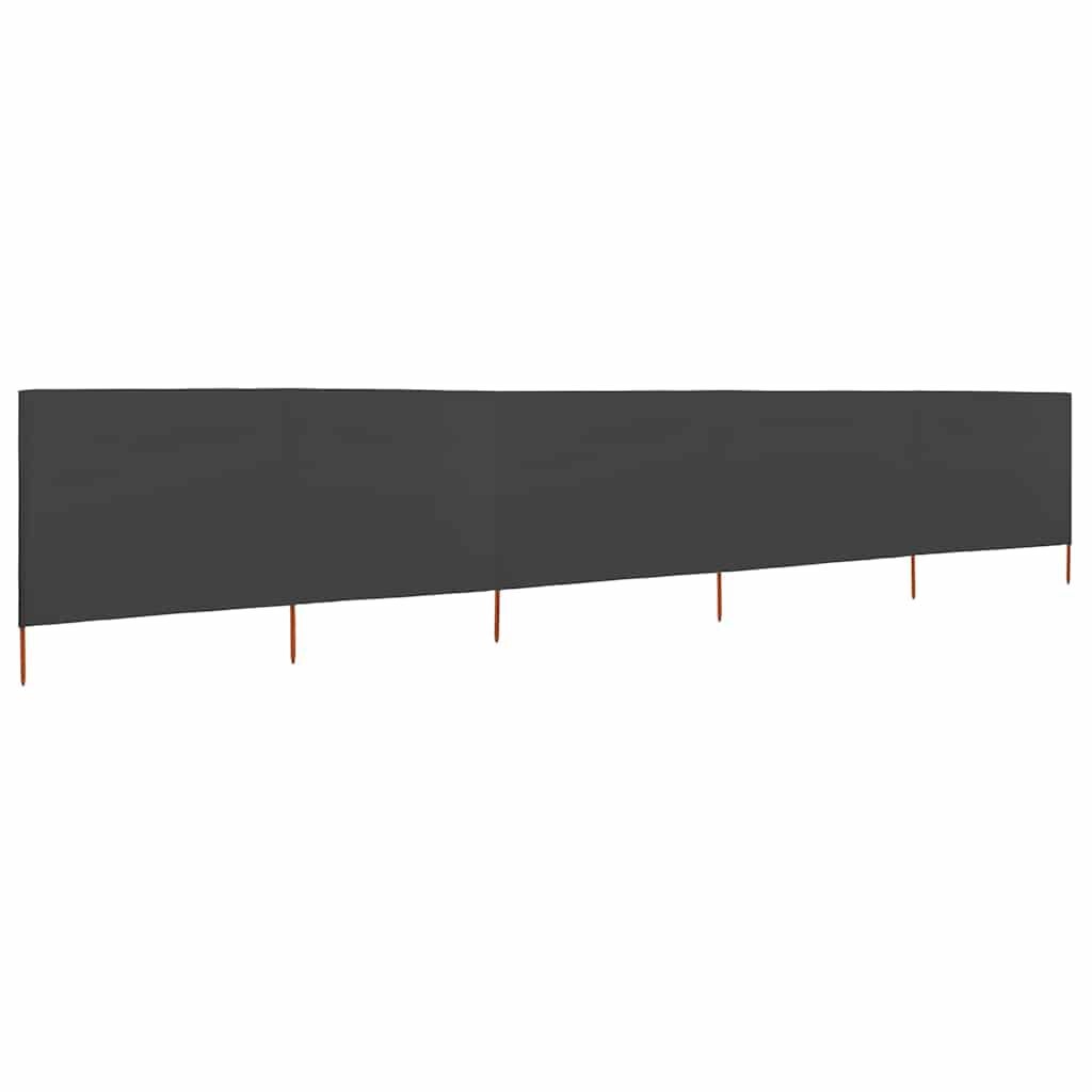 VidaXL Windscherm 5-panelen 600x160 cm Antraciet - 54% Korting