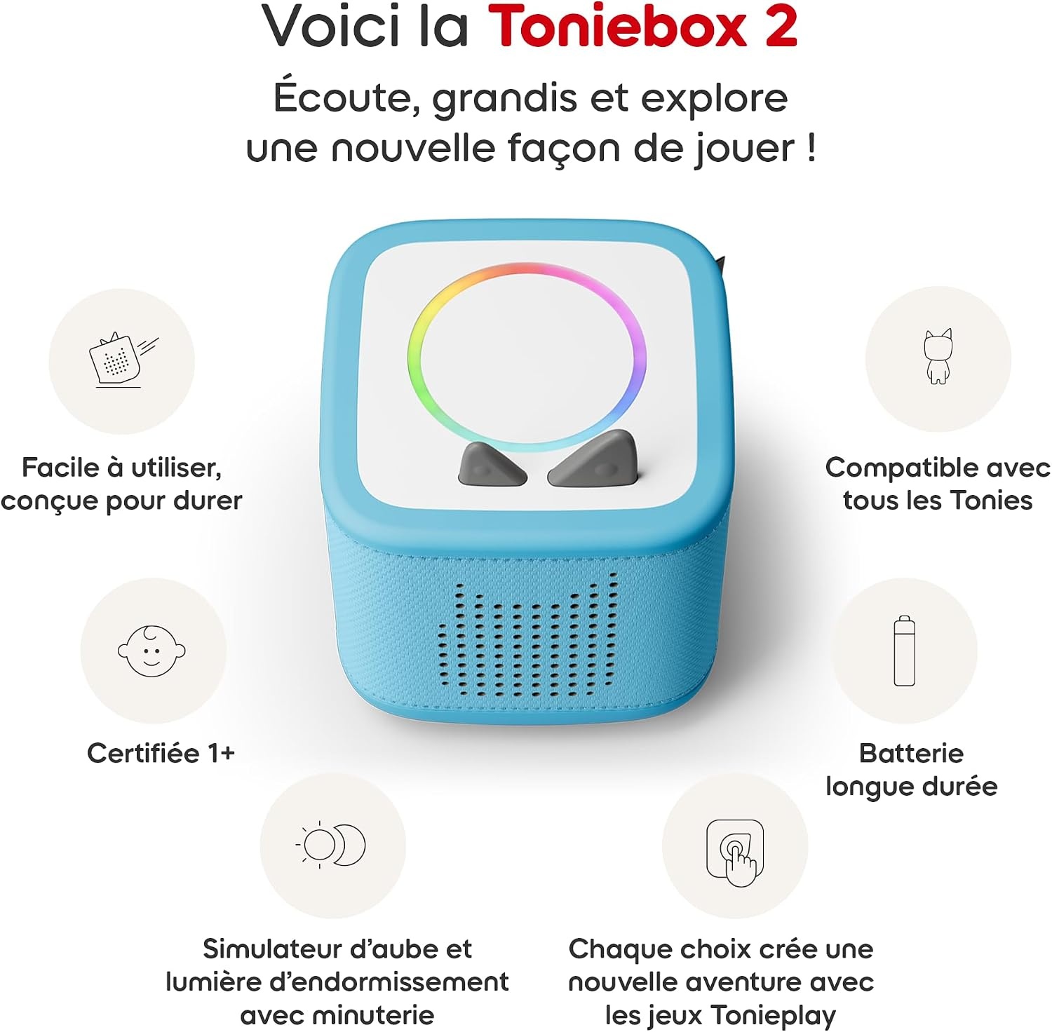 Toniebox 2 Stuks met Lion King & Lilo & Stitch Blauw - 34% Korting