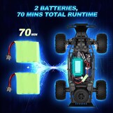 RC Auto Buggy Zwart 1:16 - 60 Min Speeltijd, 20 km/u (34% Korting)