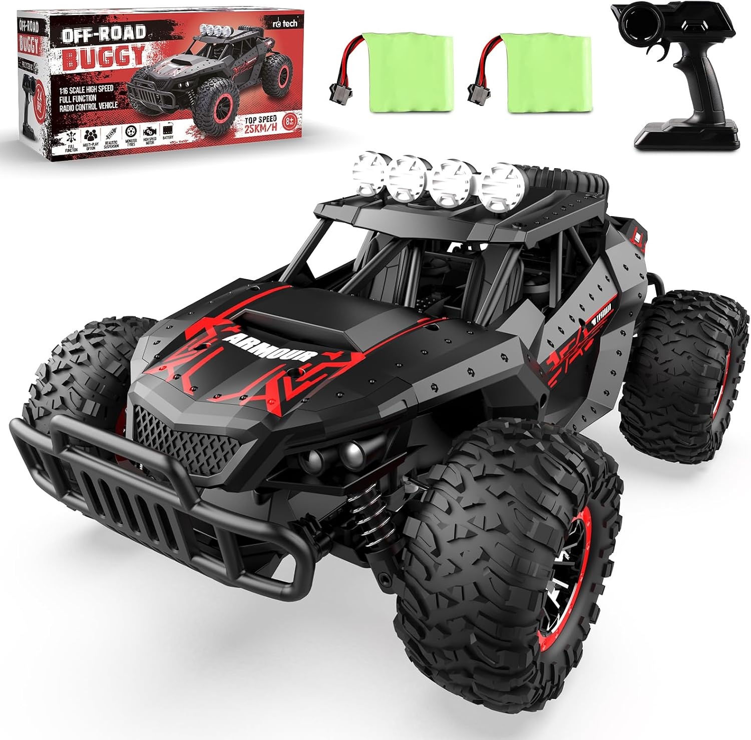 RC Offroad Buggy 1:16 Schaal, 20 km/u - 34% Korting!