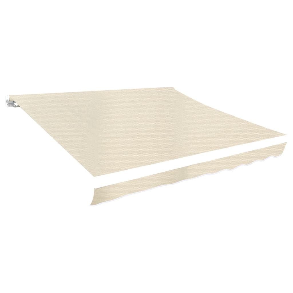 vidaXL Luifeldoek Canvas Crème 350x250 cm - 33% Korting