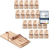 Muisvallen Hout 10 stuks | Gifvrij & Herbruikbaar | 40% Korting