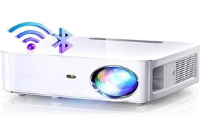 Full HD Beamer met WiFi & Bluetooth - Wit - 47% Korting