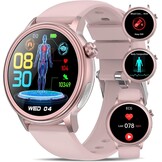 Smartwatch ECG Hartslag Bloeddruk 1.39" Zwart - 53% Korting