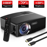 Mini LED Projector Zwart 2000 Lumen - Compact Thuisbioscoop 34% Korting