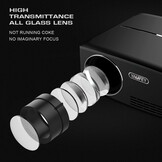 Mini LED Projector Zwart 2000 Lumen - Compact Thuisbioscoop 34% Korting