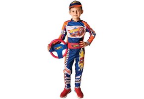 Hot Wheels Pilotenpak Jongens Blauw Oranje Maat 5-7 Jaar met Korting!