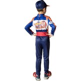 Hot Wheels Pilotenpak Jongen Blauw Oranje Maat 5-7 Jaar met Race Team Kostuum - 33% Korting!