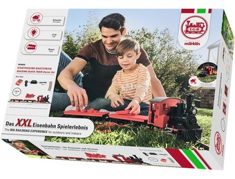 Modeltrein Startset Tuinbaan G-Spoor met Locomotief en 30 Bouwstenen - 35% Korting