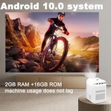 Mini Beamer 1080p met Android 10, Autofocus & Bluetooth (35% korting)