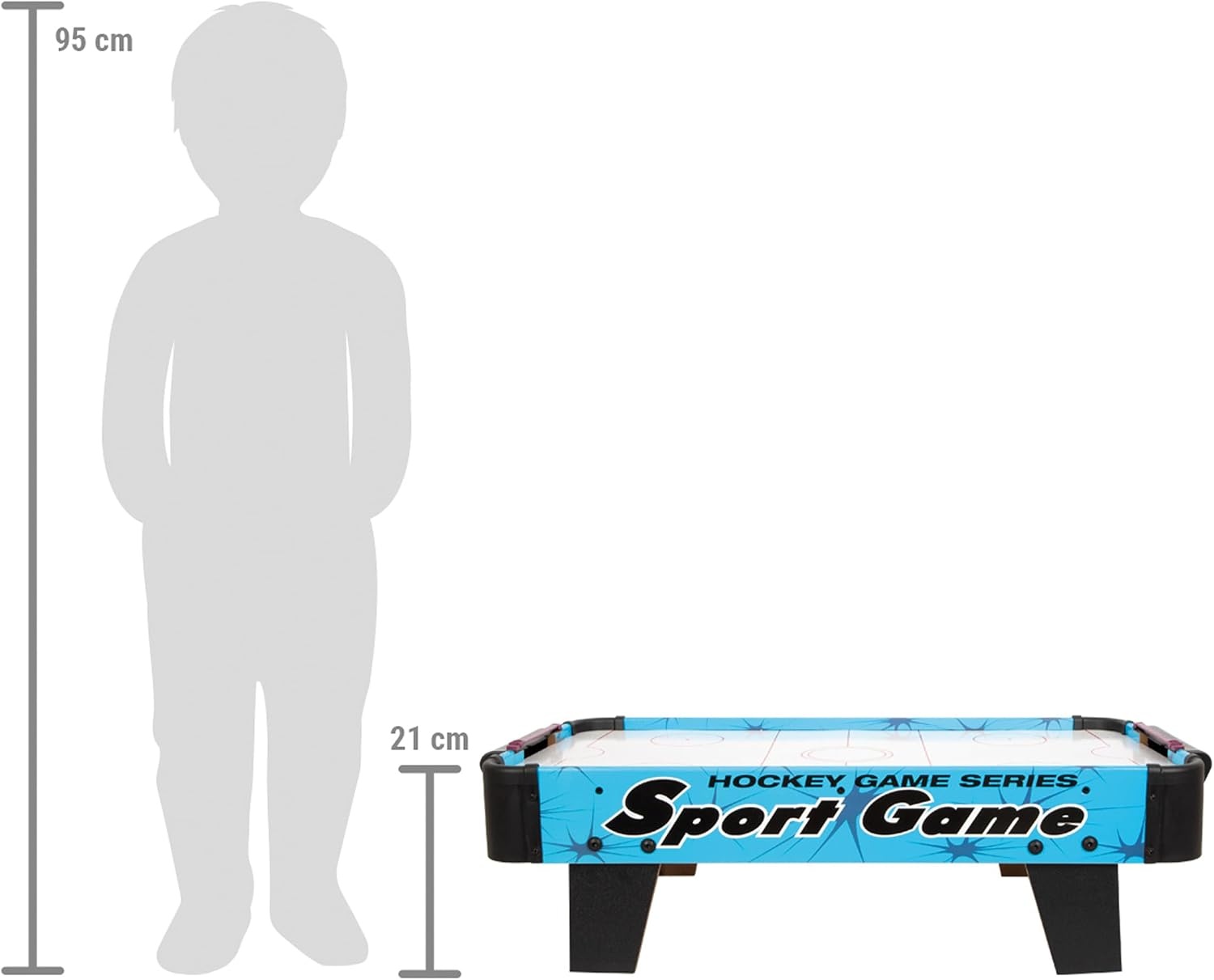 Compacte Airhockeytafel Blauw - 34% Korting!