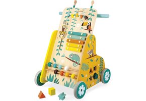 Houten Loopwagen 6 Activiteiten - FSC Hout & Waterverf | 41% Korting