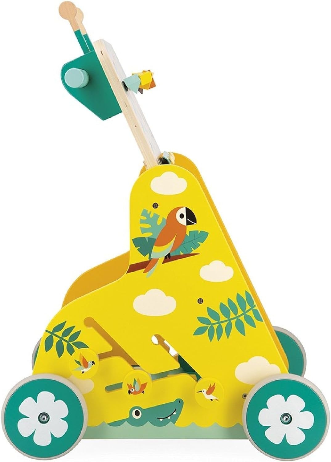 Janod Tropik Multifunctionele Trolley - Educatief Speelgoed met 6 Activiteiten - 34% Korting