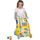Janod Tropik Multifunctionele Trolley - Educatief Speelgoed met 6 Activiteiten - 34% Korting