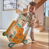 Janod Tropik Multifunctionele Trolley - Educatief Speelgoed met 6 Activiteiten - 34% Korting