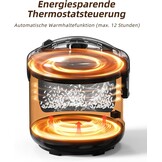 Blauwe Rijstkoker & Stoompan (1L) 400W - 34% Korting