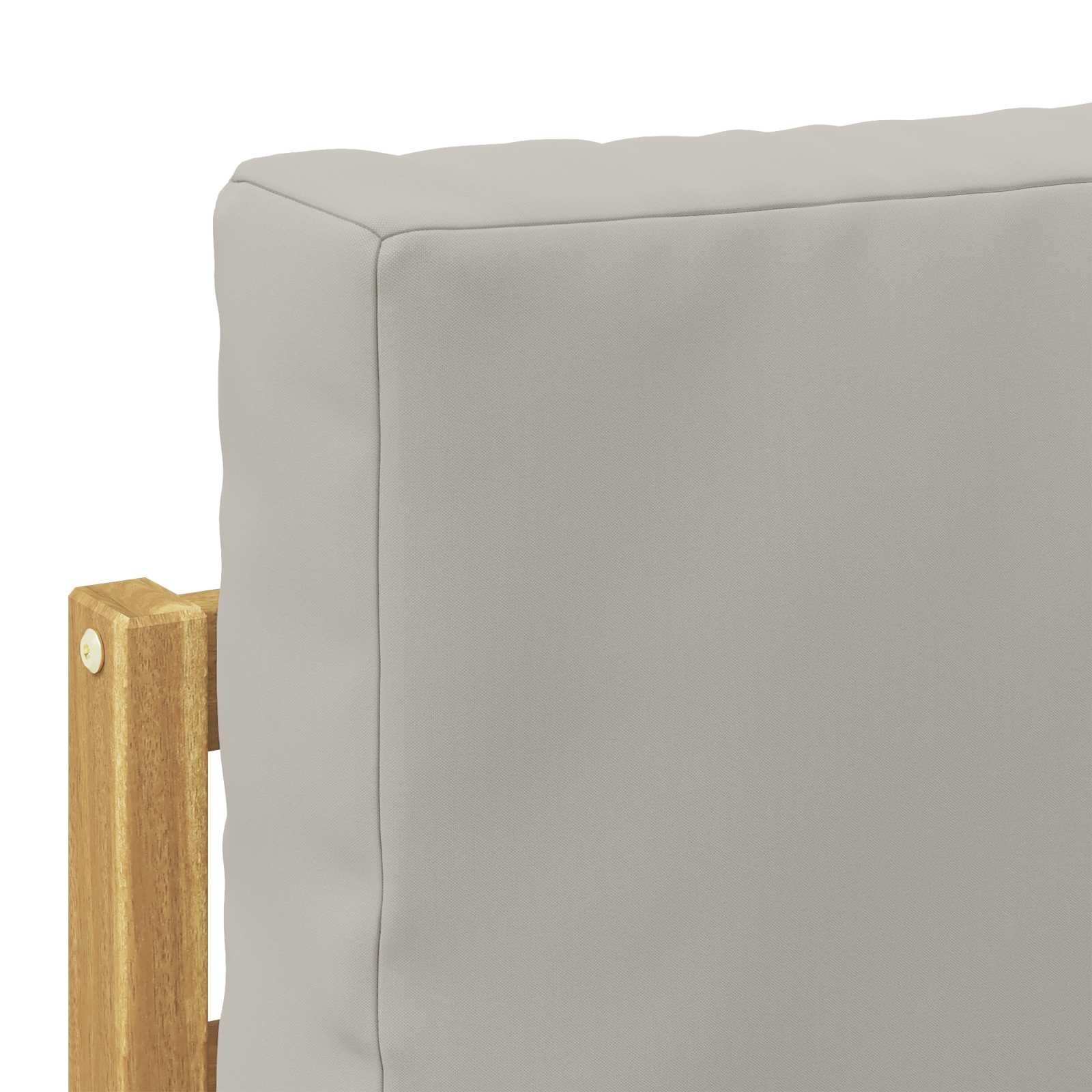 vidaXL Buiten bankenset Wit/Lichtgrijs 59x63x73cm - 54% Korting