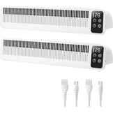 2x Radiator Ventilator Set - 3 Ventilatoren per stuk - 5200mAh Accu - 36% Korting