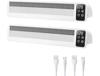 2x Radiator Ventilator Set - 3 Ventilatoren per stuk - 5200mAh Accu - 36% Korting