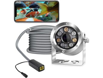 Onderwatercamera 5MP 100° Groothoeklens Roestvrijstaal - 41% Korting
