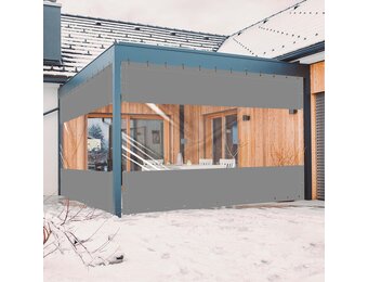 Waterdicht Transparant Dekzeil met Oogjes - 0,45 mm Dik - 34% Korting