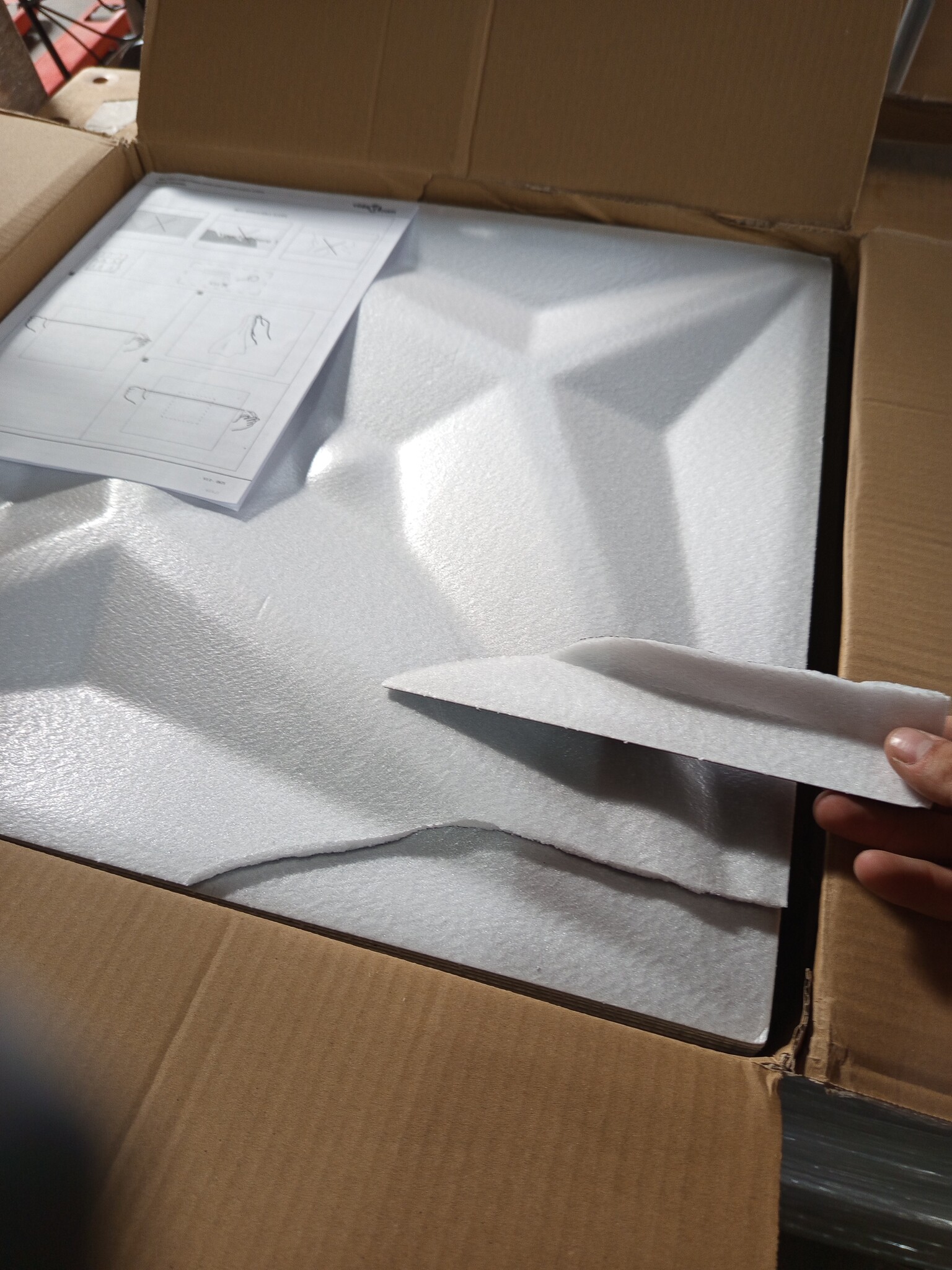 vidaXL 12 st Wandpanelen ster 3 m² 50x50 cm XPS zwart