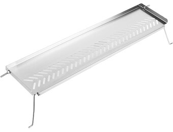 GFTIME Roestvrij stalen warmhoudrooster voor Enders Monroe Pro 4, 74,4 x 24 cm grill warmhoudzak reserveonderdeel, bovenste plank voor het warm houden van vlees, groenten en brood